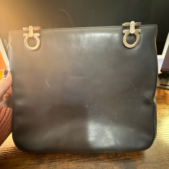 Salvatore Feragamo Black Tote w\COA - Picture 1 of 13